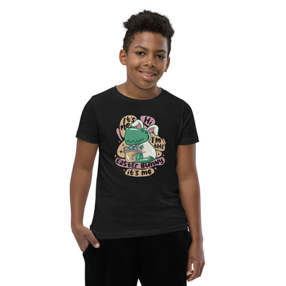 Dino Easter Bunny Youth T-Shirt