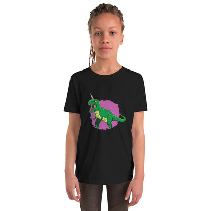 Unicorn Fairy T-Rex Youth T-Shirt