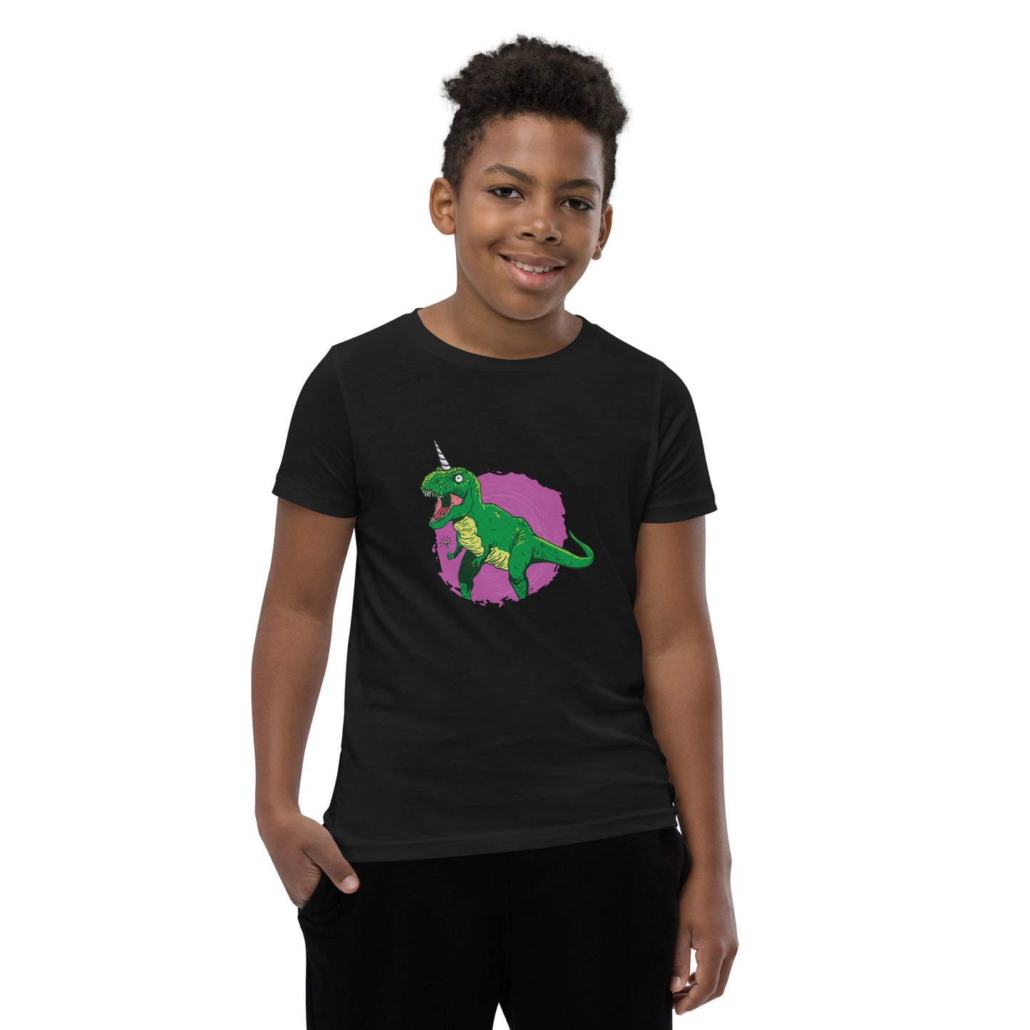 Unicorn Fairy T-Rex Youth T-Shirt