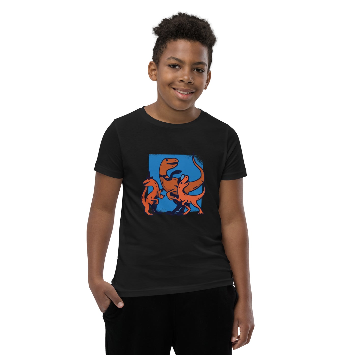 Tie Wearing Dino Youth T-Shirt