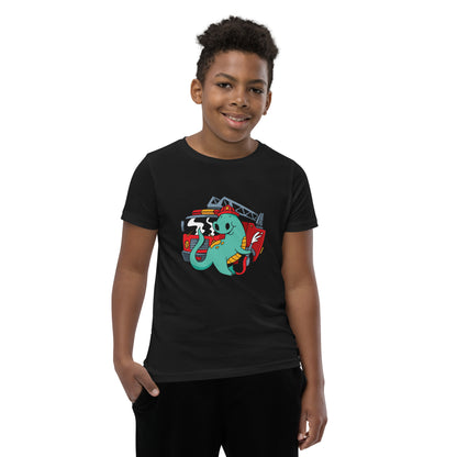 Firefighter Dino Youth T-Shirt