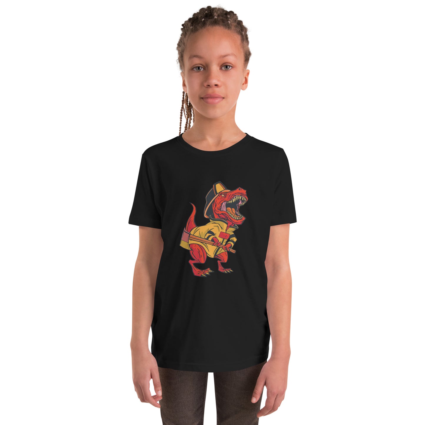 Firefighter with Axe Youth T-Shirt