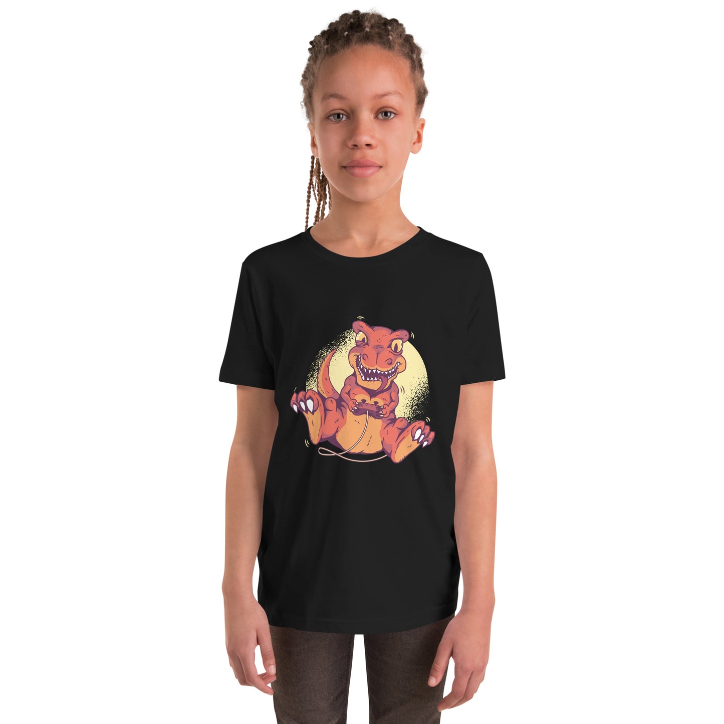 Gamer Dino Youth T-Shirt