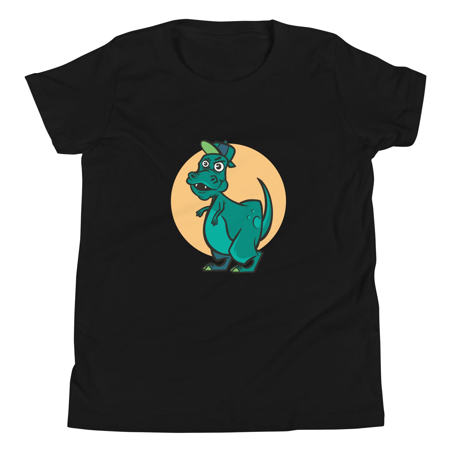 Green Cap Dino Youth T-Shirt