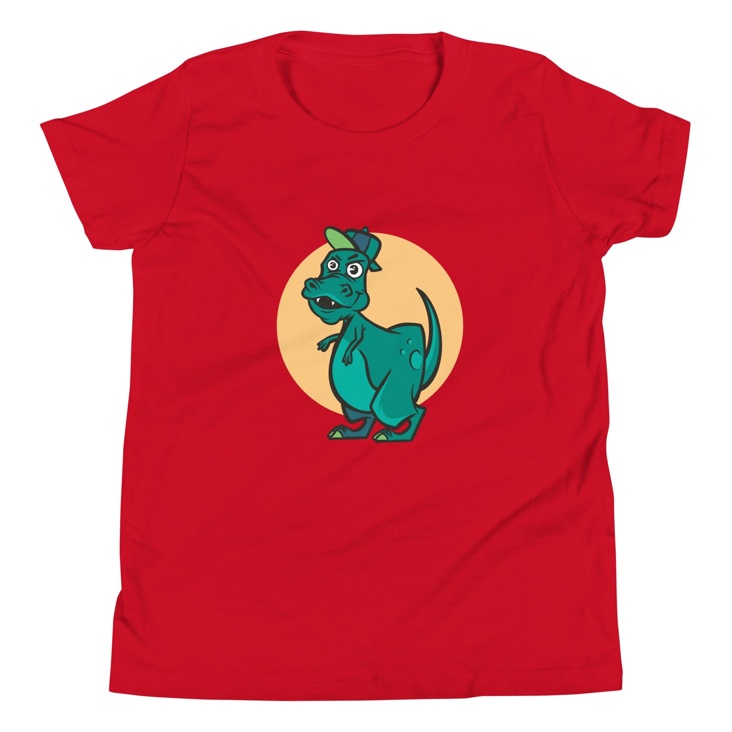 Green Cap Dino Youth T-Shirt